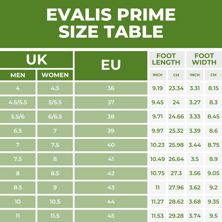 Evalis Prime | Universal Barefoot Shoes